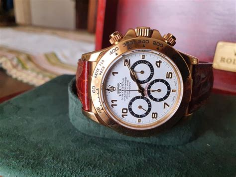 cinturino pelle rolex originale daytona